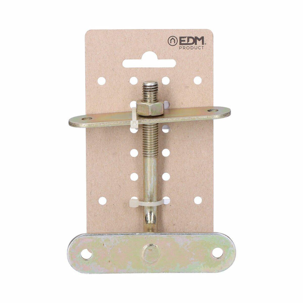 Soporte para Barandilla EDM 85581 Basic Dorado Acero Hierro Regulable