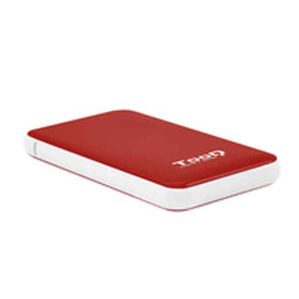Caja Externa TooQ TQE-2528R 2,5" SATA USB 3.1 Rojo