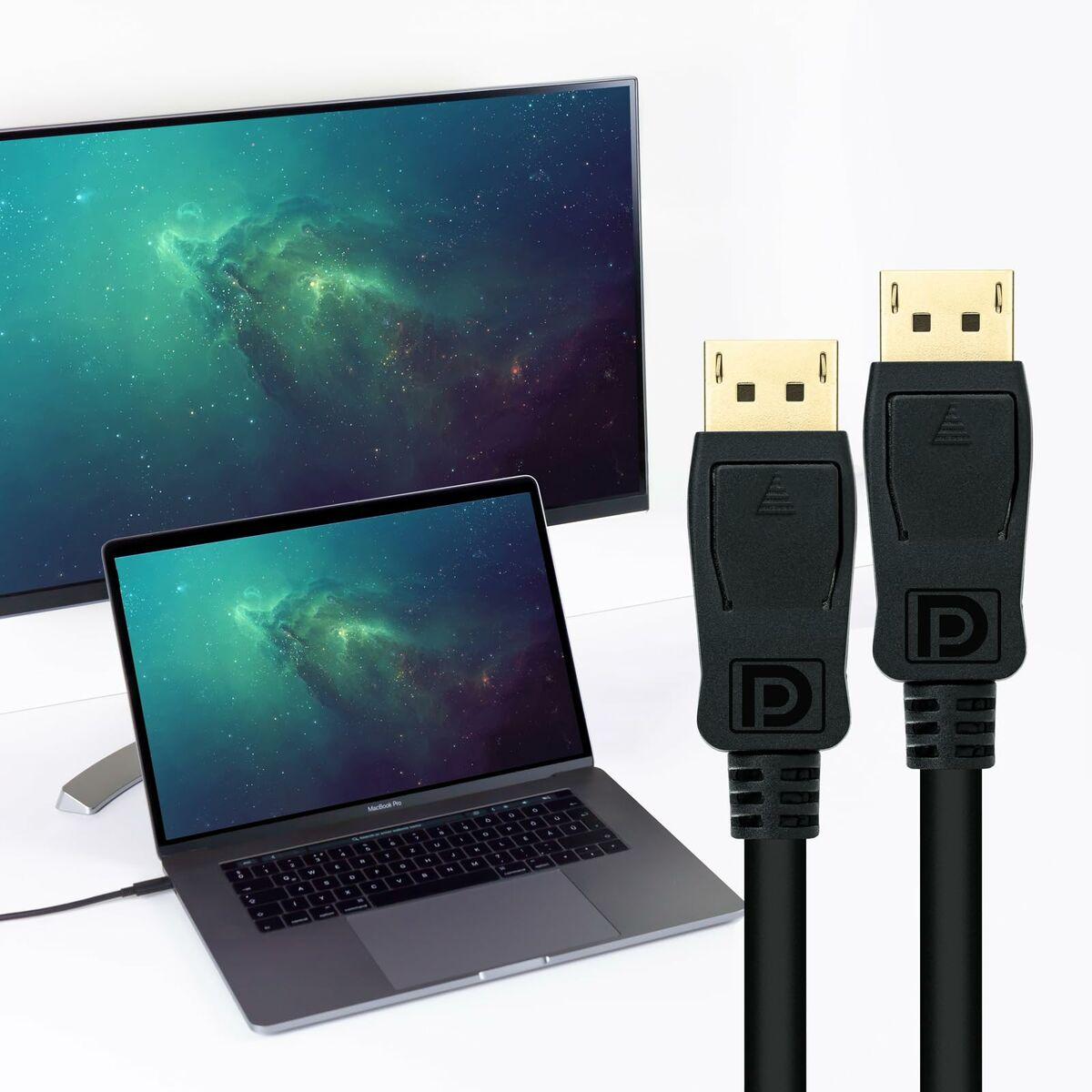 Cable DisplayPort NANOCABLE 10.15.2601 Negro 1 m