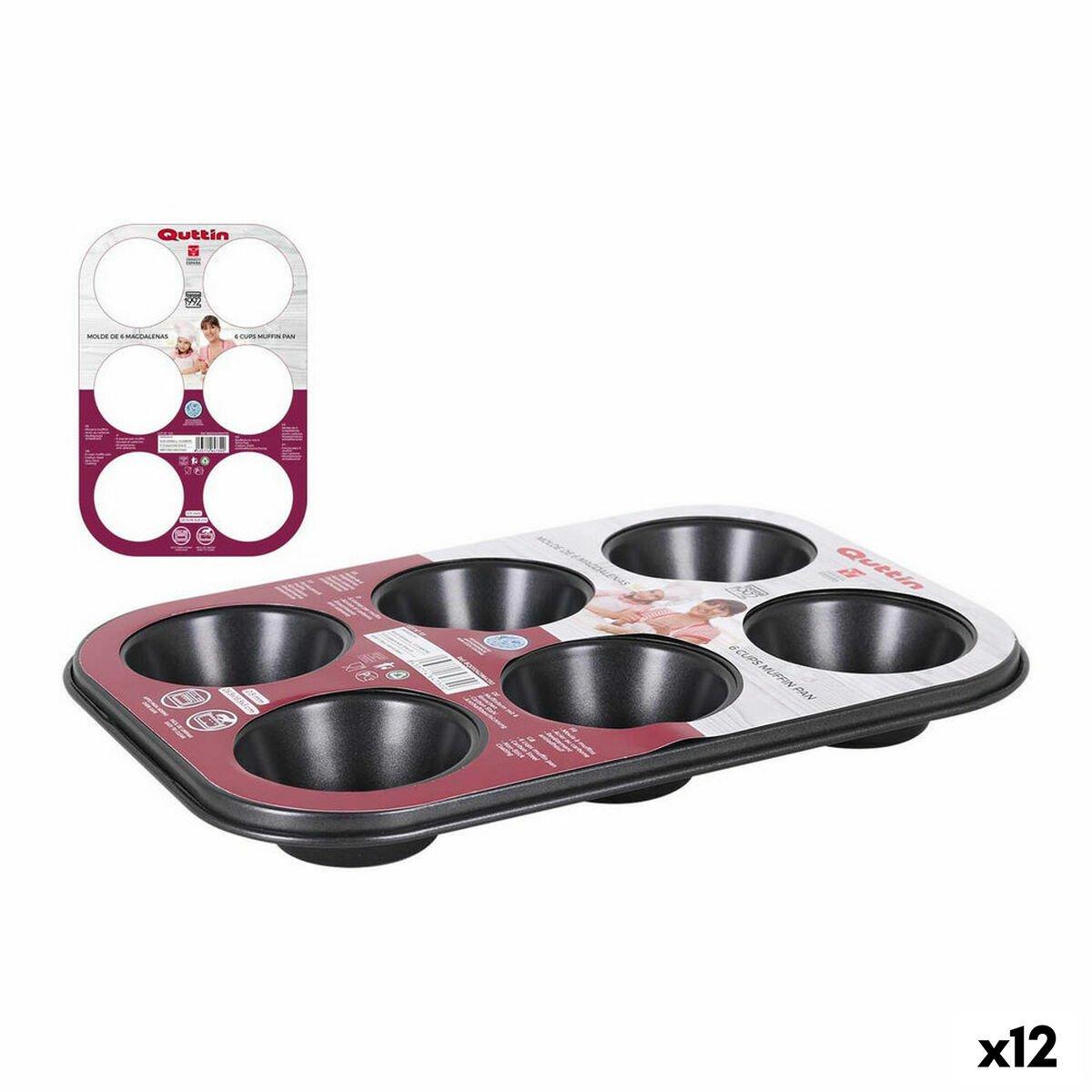 Molde para Flan Quttin 52299 26,5 x 18,5 x 3 cm (12 Unidades)