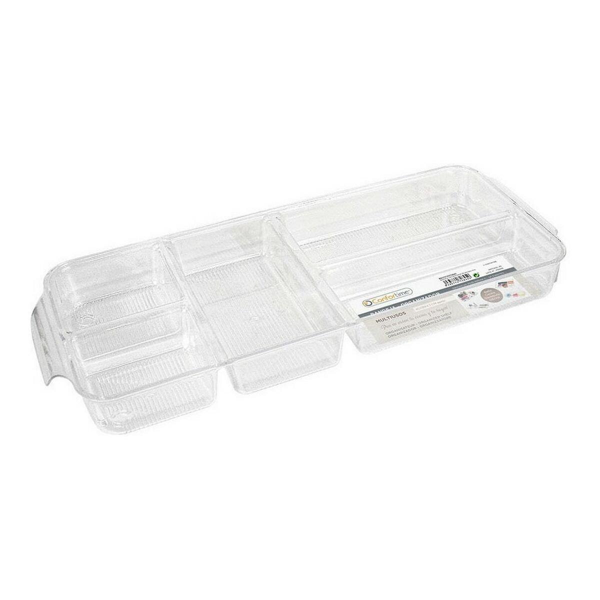 Bandeja con Compartimentos Confortime Poliestireno 45 x 18 x 4,7 cm (45 x 18 x 4,7 cm)