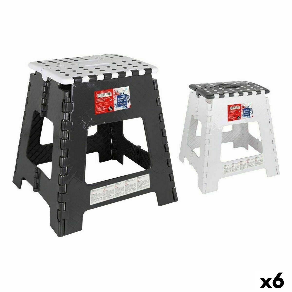 Taburete Plegable Confortime Plástico 38 cm (6 Unidades)