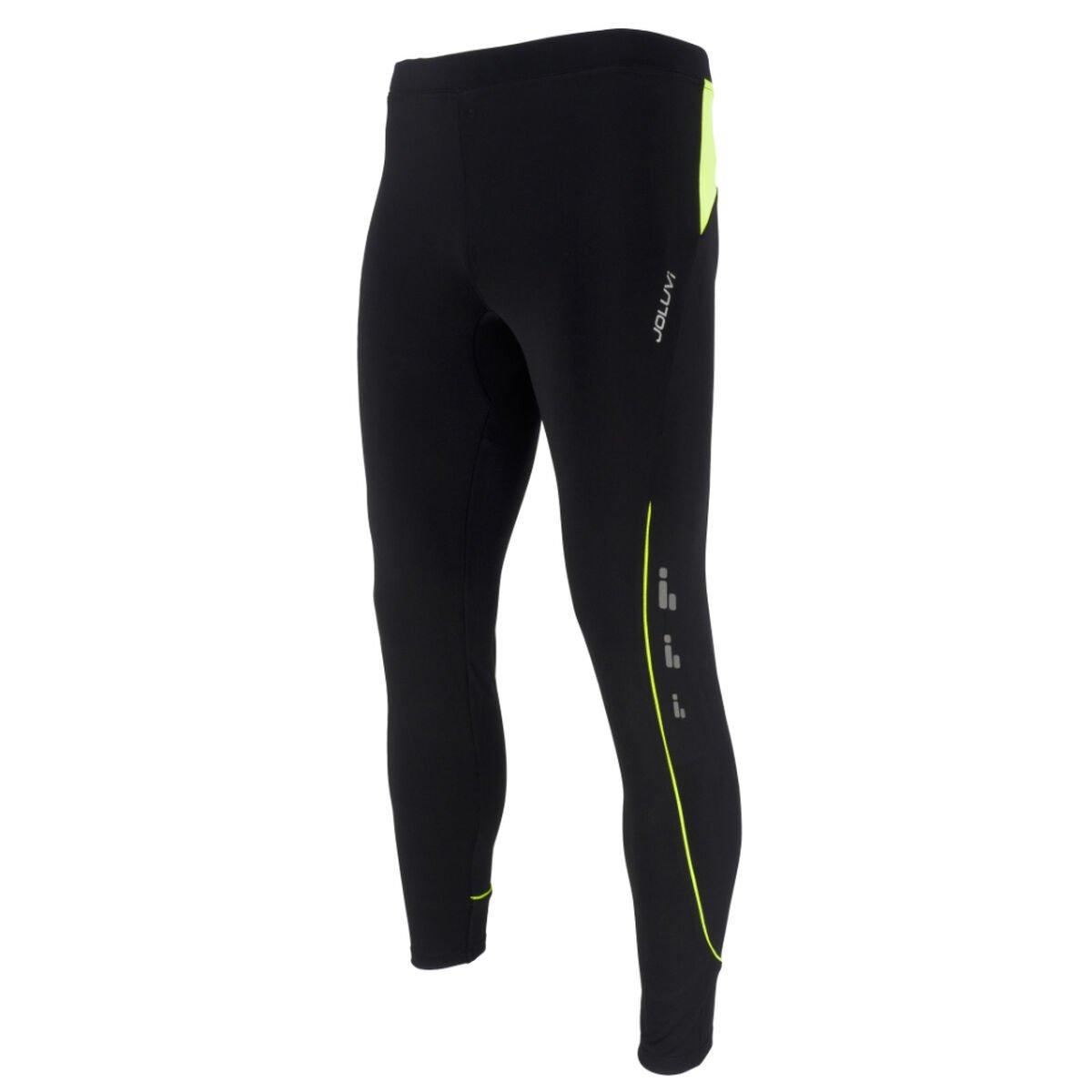 Pantalón de Chándal para Adultos Joluvi Amarillo Negro