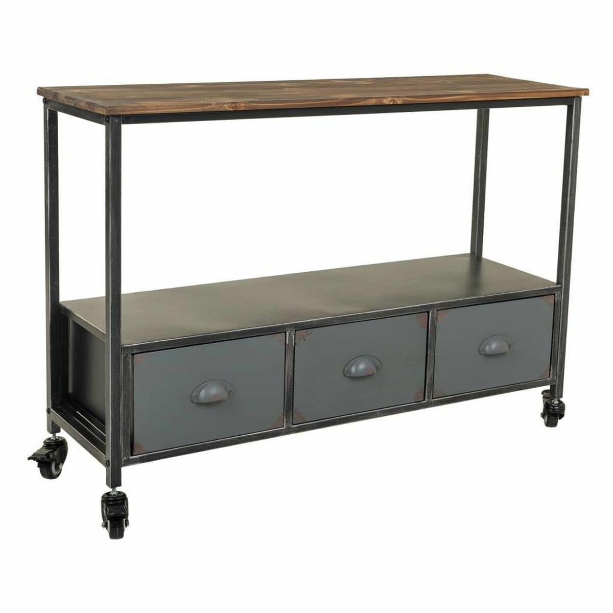 Recibidor Alexandra House Living Marrón Gris 32 x 72 x 100 cm
