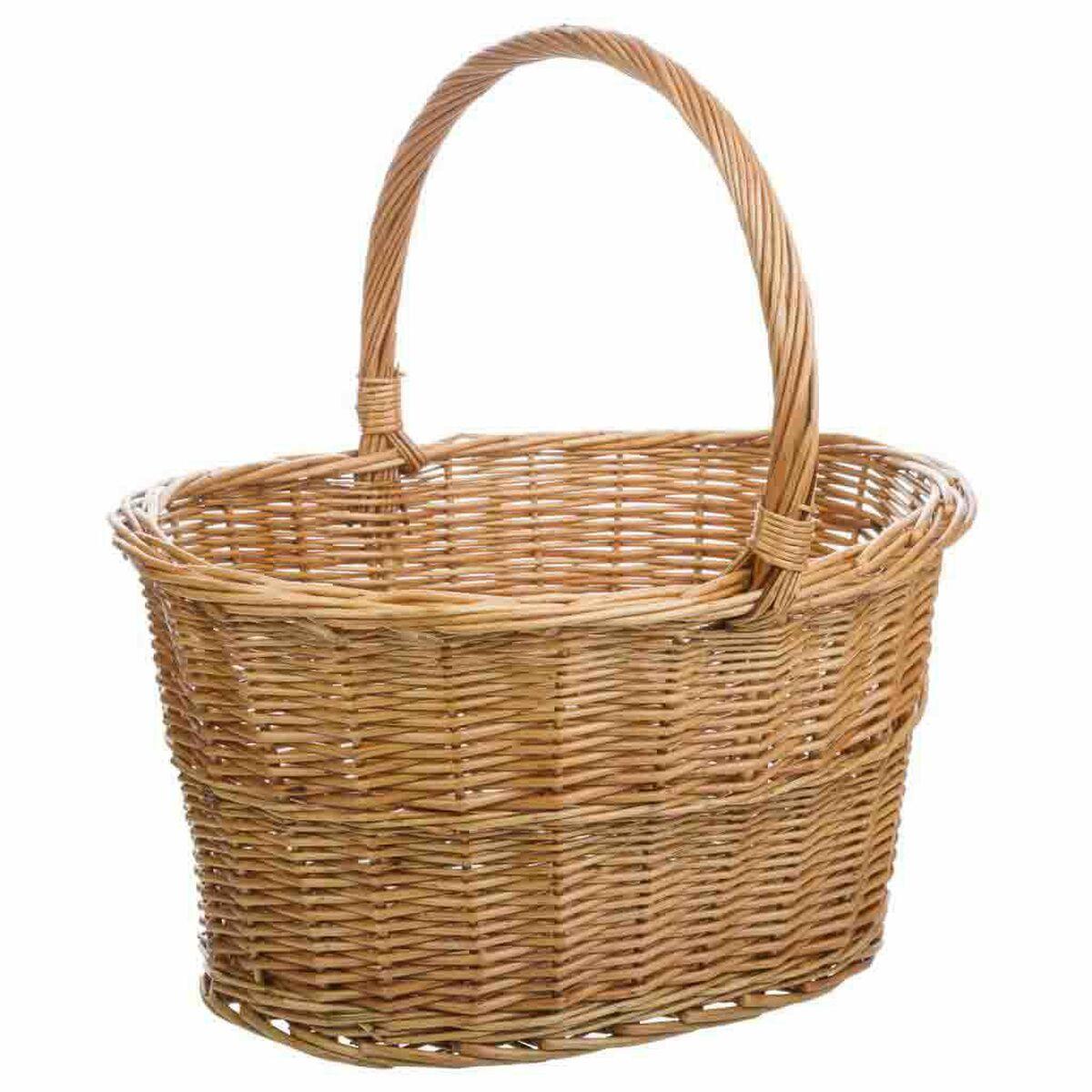 Cesta de Picnic Alexandra House Living Mimbre Madera de sauce 42 x 30 x 22 cm Natural