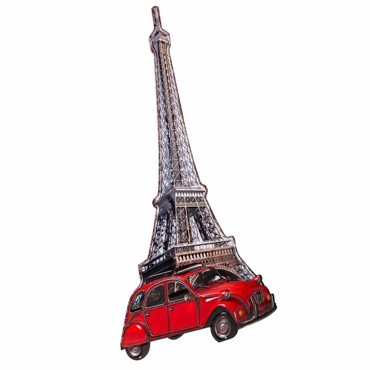 Placa de Pared Alexandra House Living Hierro 80 x 1 x 43 cm Torre Eiffel