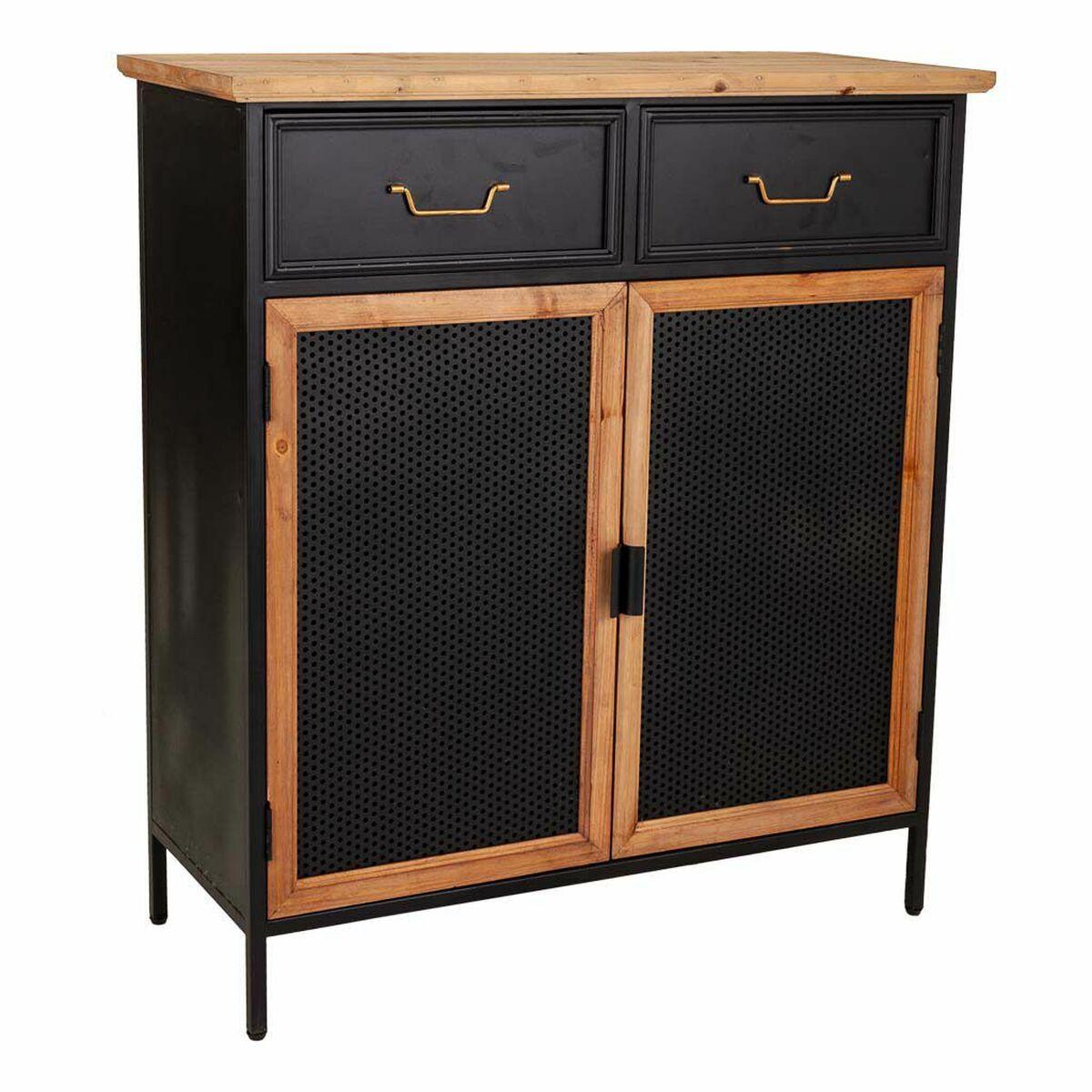 Recibidor Alexandra House Living Negro 34 x 90 x 80 cm