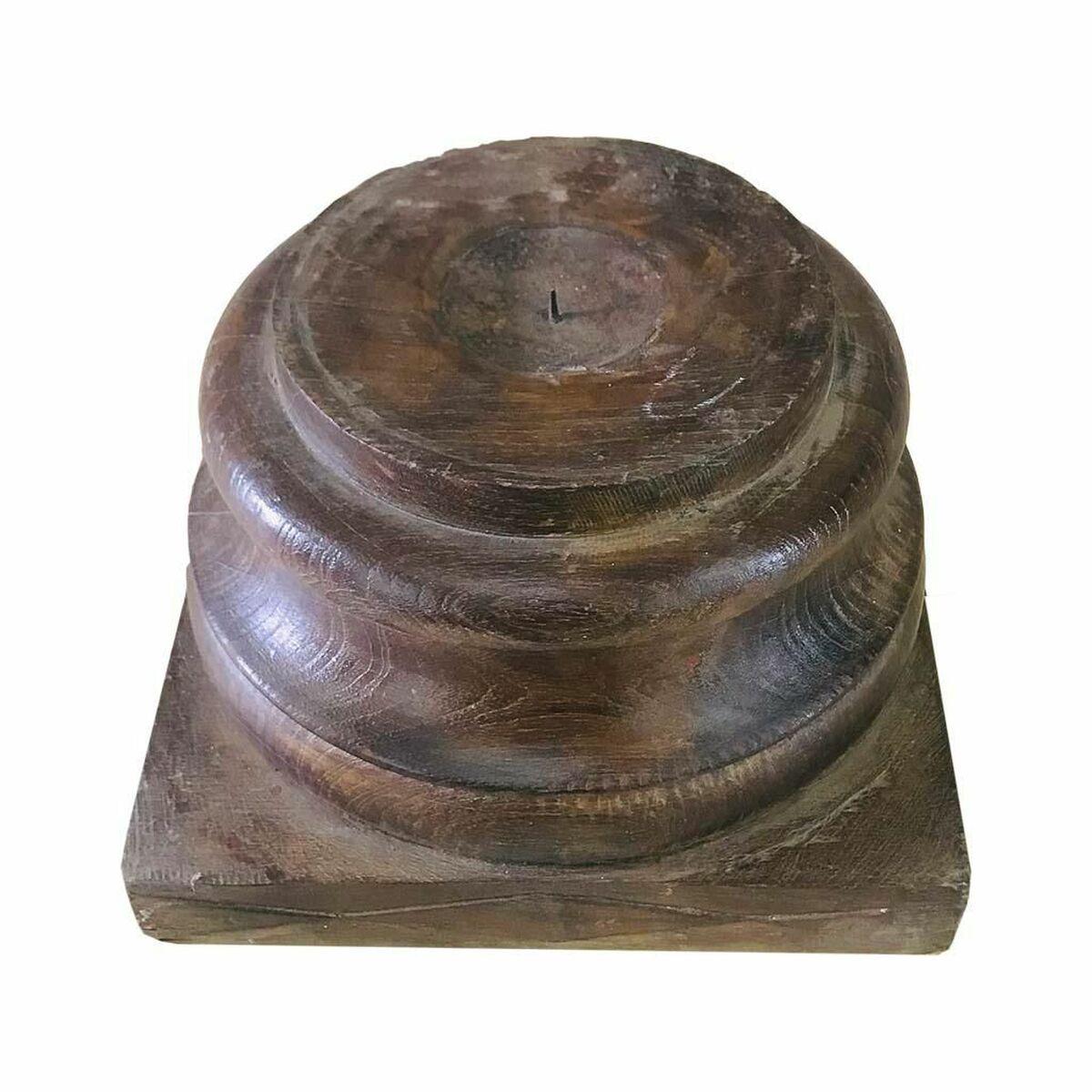 Candelero Alexandra House Living Madera Reciclada 27 x 20 x 28 cm