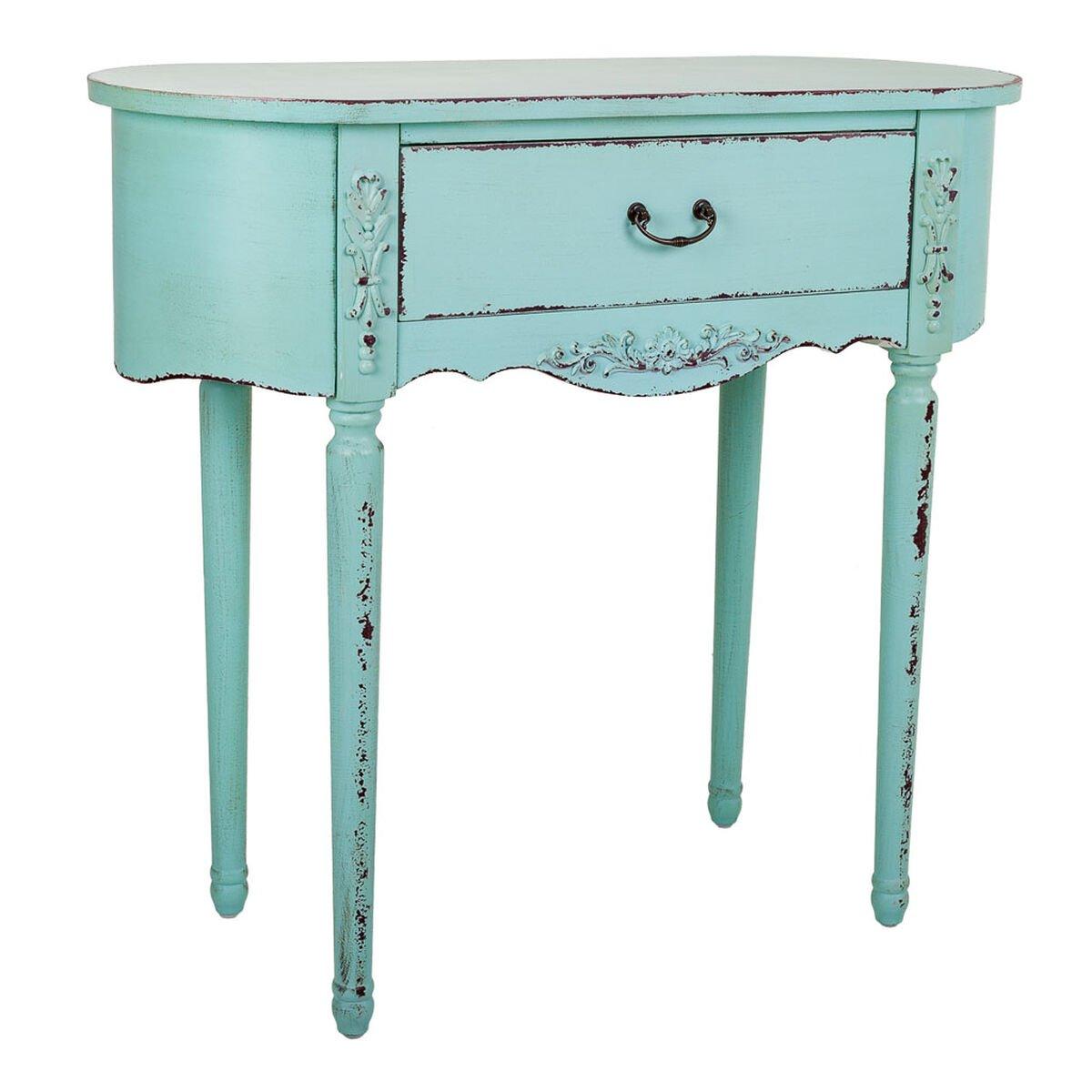 Recibidor con Cajones Alexandra House Living Azul 36 x 80 x 88 cm