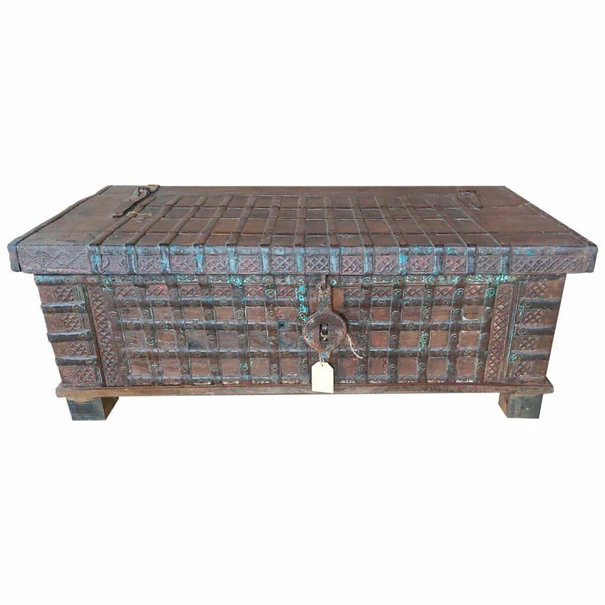 Mesa de Centro Alexandra House Living Marrón 58 x 45 x 117 cm
