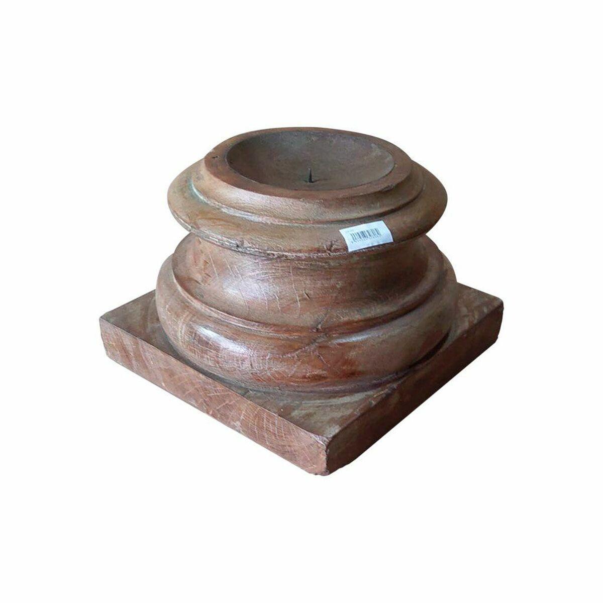 Candelero Alexandra House Living Marrón Acacia Madera de mango 29 x 20 x 29 cm
