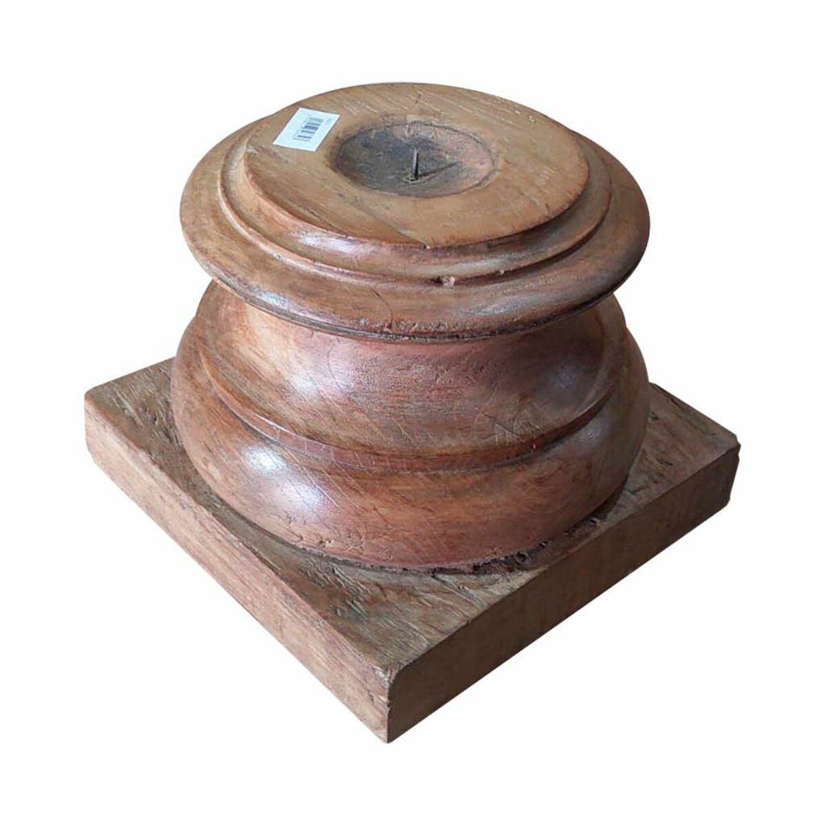 Candelero Alexandra House Living Marrón Acacia Madera de mango 25 x 21 x 25 cm