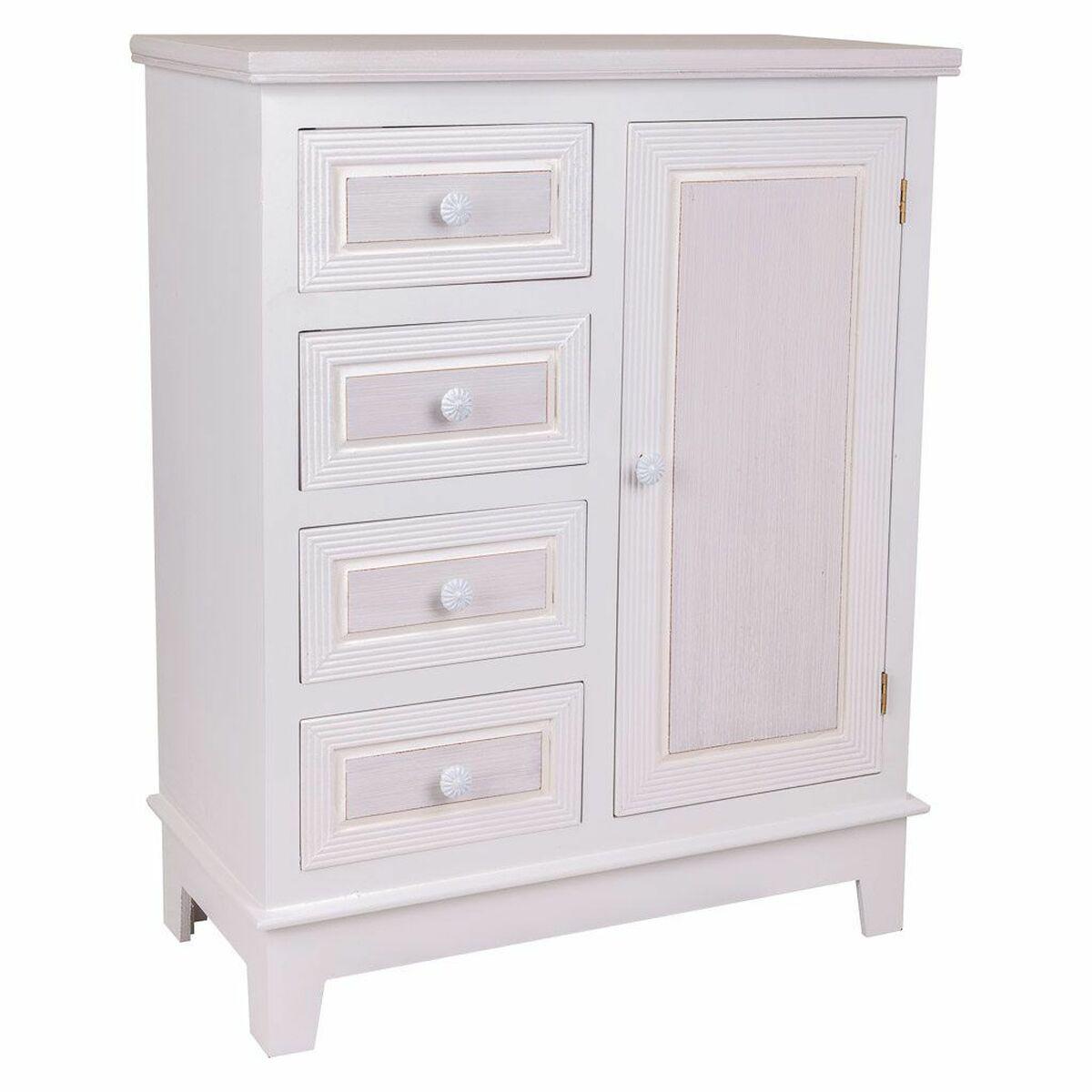 Recibidor con Cajones Alexandra House Living Blanco 32 x 84 x 66 cm
