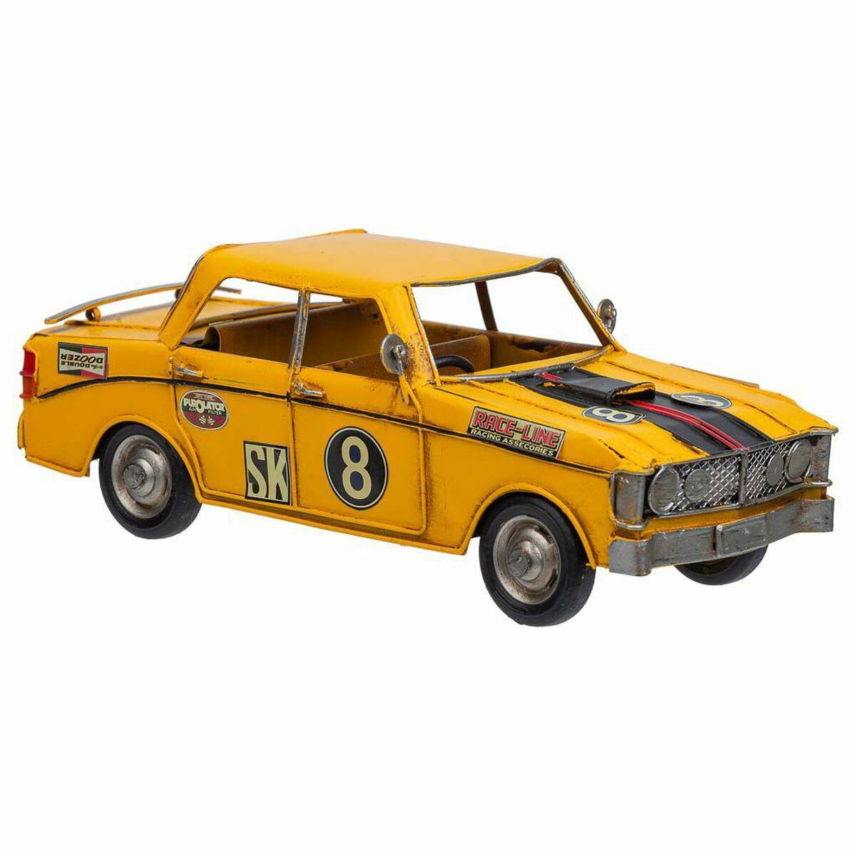 Figura Coleccionable Alexandra House Living Amarillo Hierro ABS Coche 12 x 9 x 27 cm