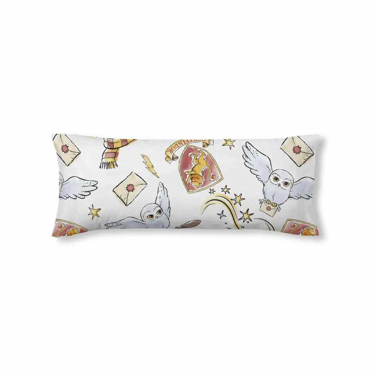 Funda de almohada Harry Potter Hedwig Multicolor 175 Hilos 45 x 125 cm