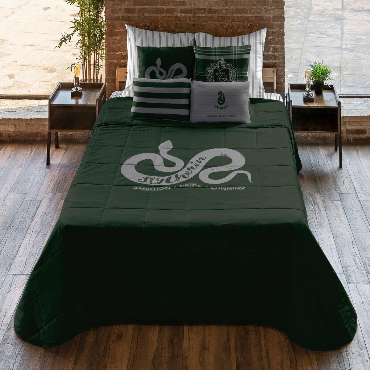 Edredón Harry Potter Slytherin Multicolor 280 x 4 x 270 cm Cama de 180