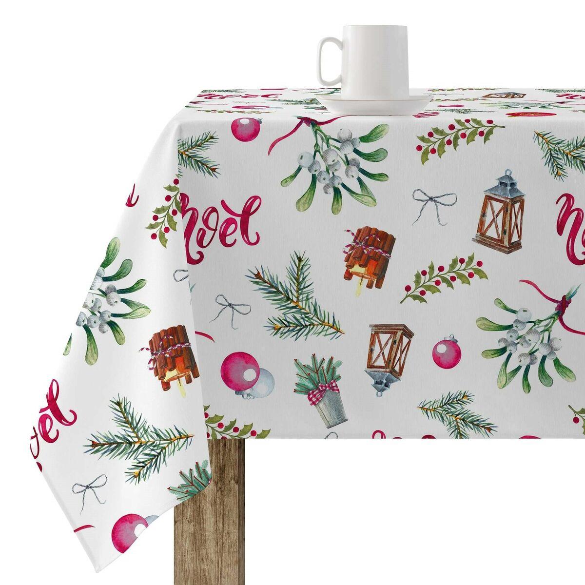 Mantel resinado antimanchas Belum Merry Christmas Multicolor 200 x 150 cm