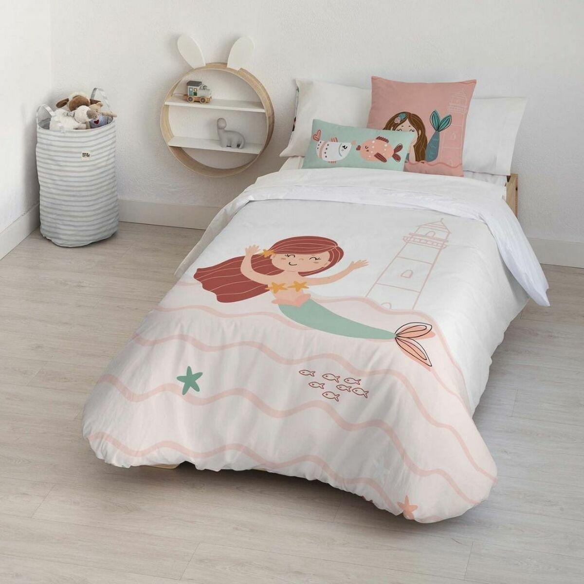 Funda Nórdica Kids&Cotton Mosi Big Rosa 155 x 220 cm