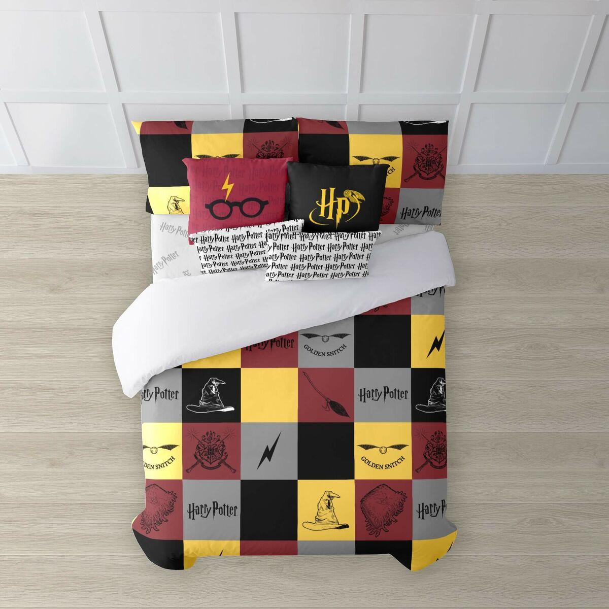 Juego de funda nórdica Harry Potter Hogwarts Multicolor Cama de 120 200 x 200 cm