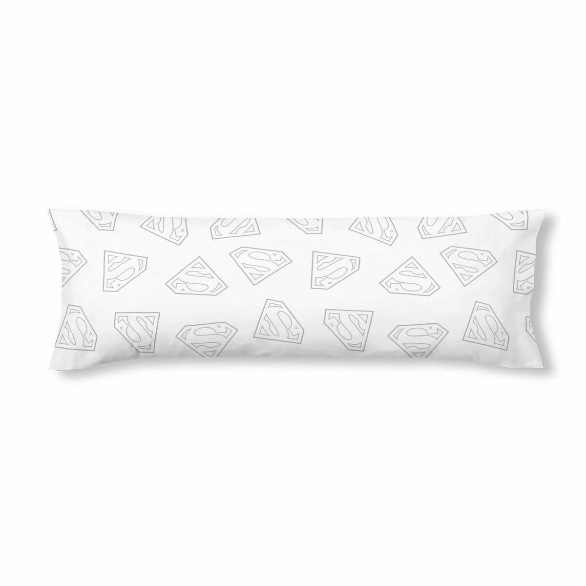 Funda de almohada Superman Superman Blanco Multicolor 175 Hilos 80x80cm