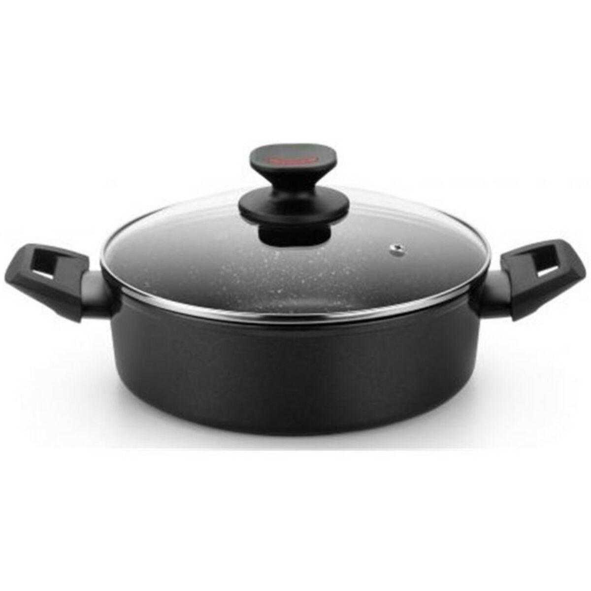 Cacerola Monix TITAN ROCK Negro Ø 28 cm 1 L