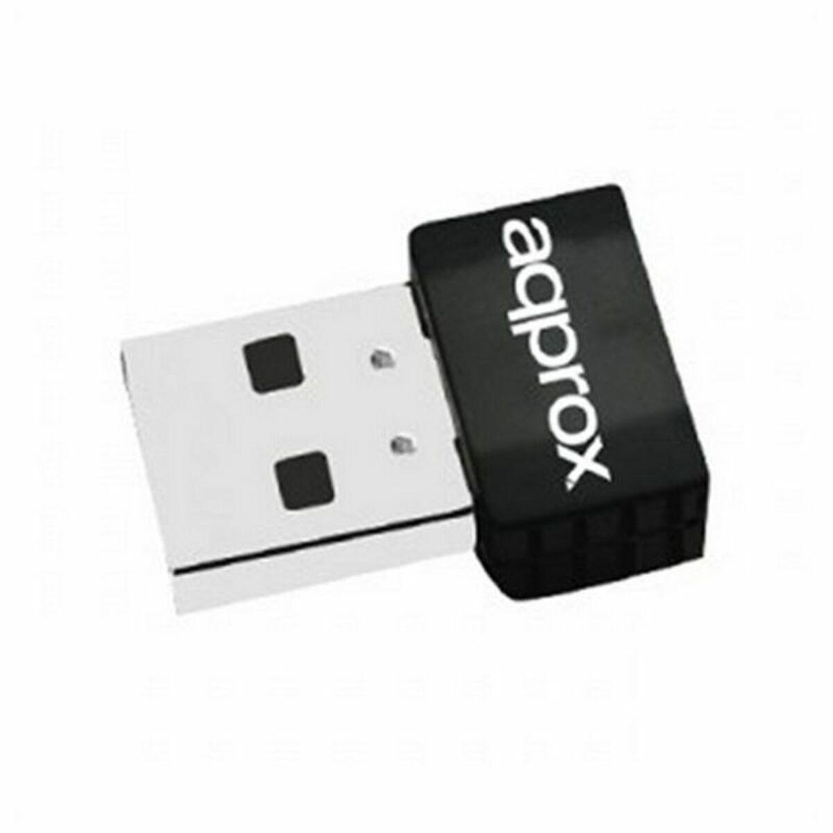 Adaptador USB Wifi approx! APPUSB600NAV2 Negro