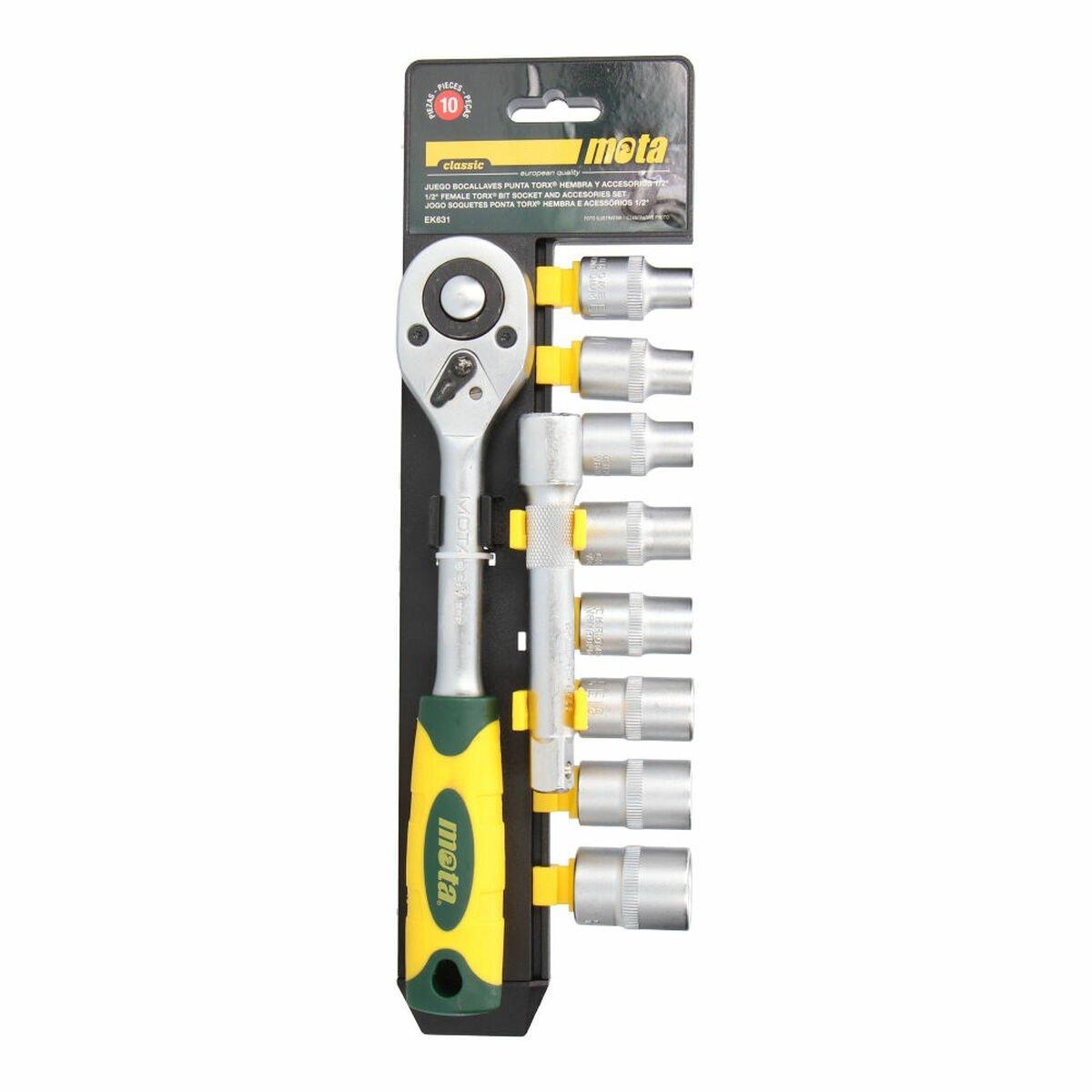 Juego de llaves de vaso Mota RXZER23 1/2"