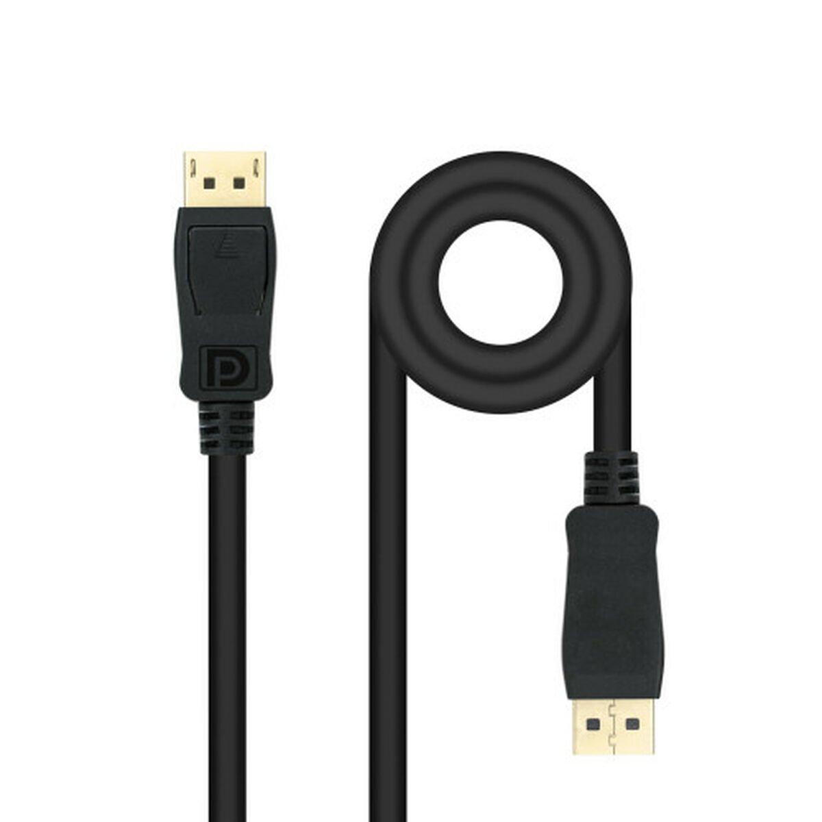 Cable DisplayPort NANOCABLE 10.15.2601 Negro 1 m