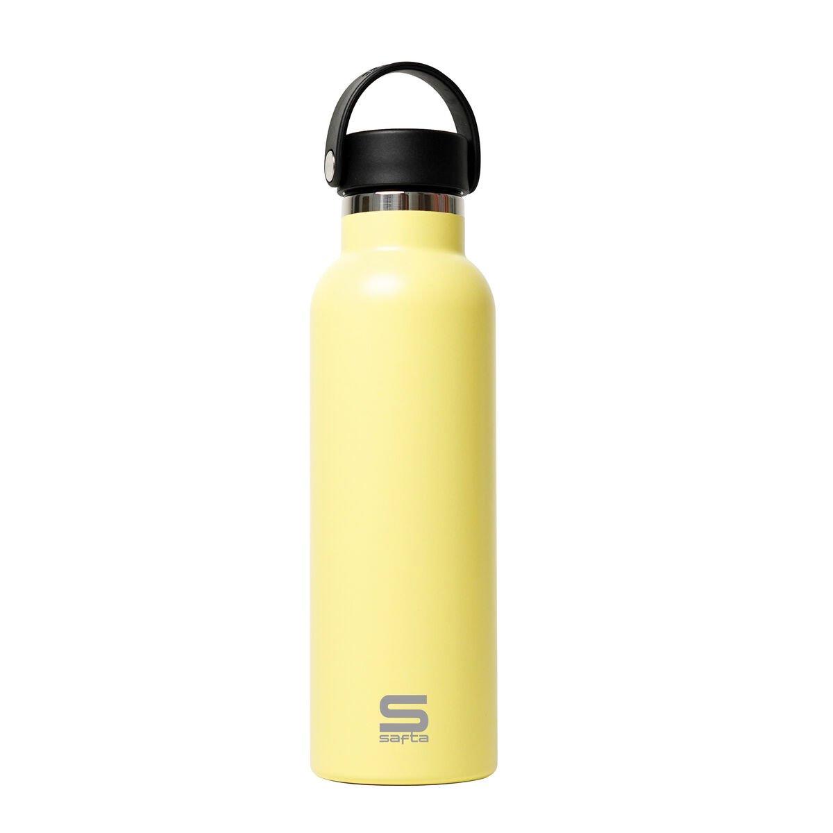Botella Térmica Safta Limón Limón Silicona Acero Inoxidable