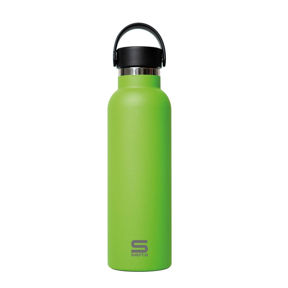 Botella Térmica Safta Verde Verde Silicona Acero Inoxidable