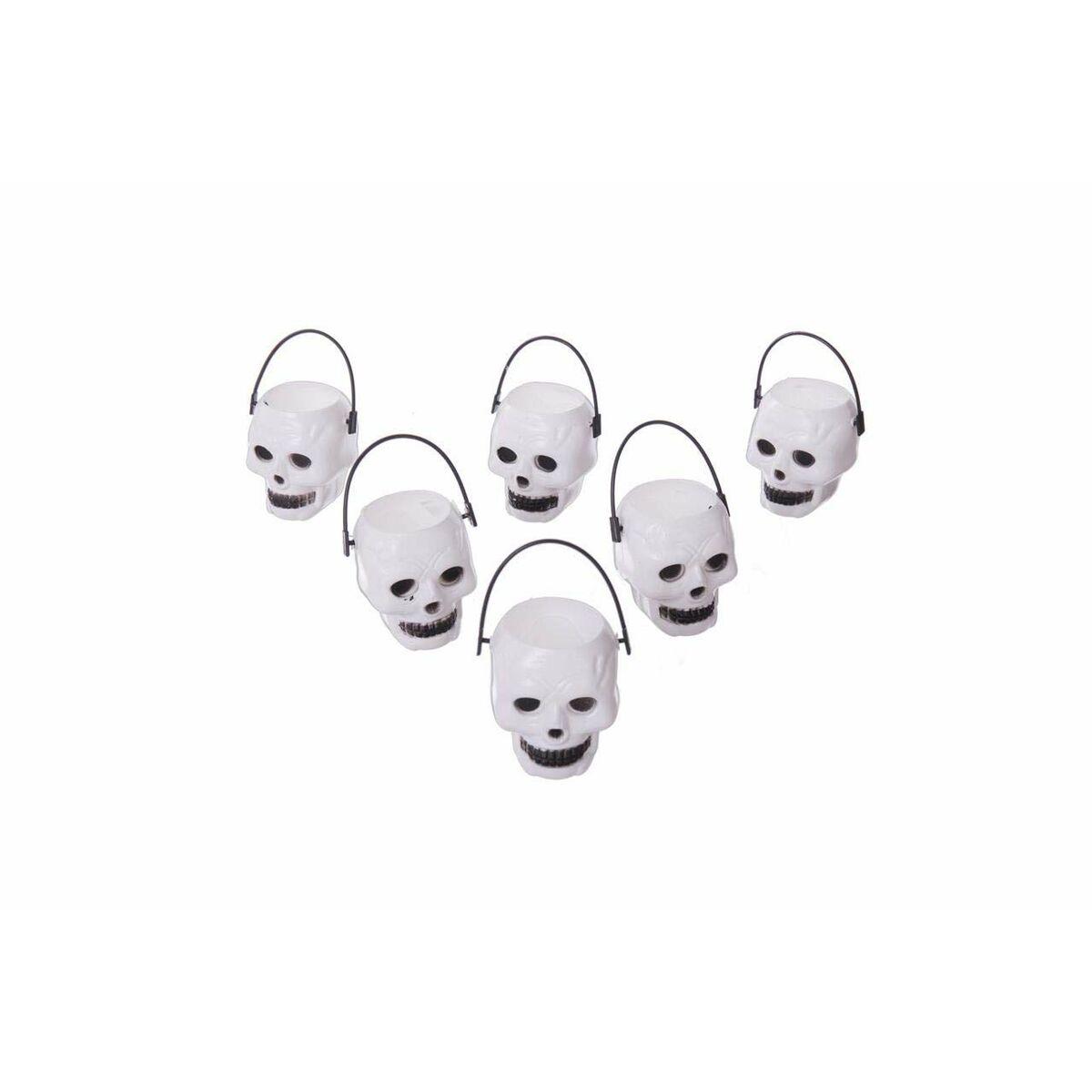 Decoración para Halloween My Other Me Mini Calaveras (6 uds) (6 x 5 x 5 cm)