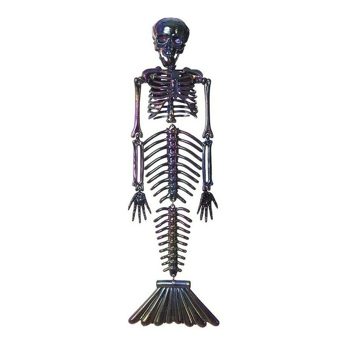 Decoración para Halloween My Other Me Esqueleto Sirena Cromado (37 cm)