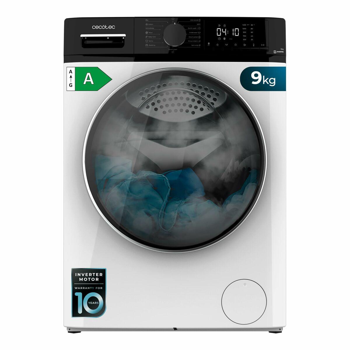 Lavadora Cecotec Bolero DressCode 9610 Inverter A 1400 rpm 9 L