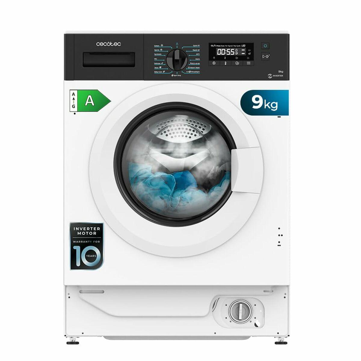 Lavadora Cecotec Bolero DressCode 940 BI Inverter 1400 rpm 9 kg