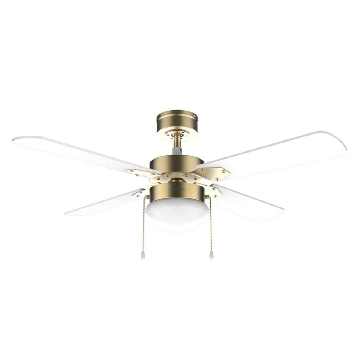 Ventilador de Techo con Luz Cecotec EnergySilence Aero 450 Blanco Dorado 50 W