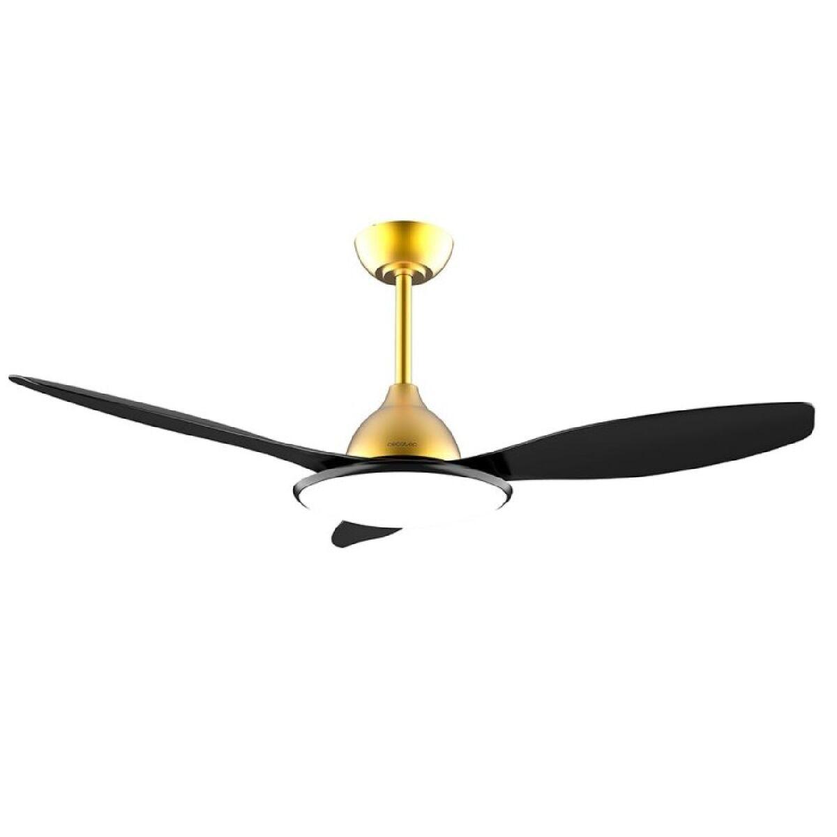 Ventilador de Techo con Luz Cecotec EnergySilence 4800 Negro Dorado 36 W