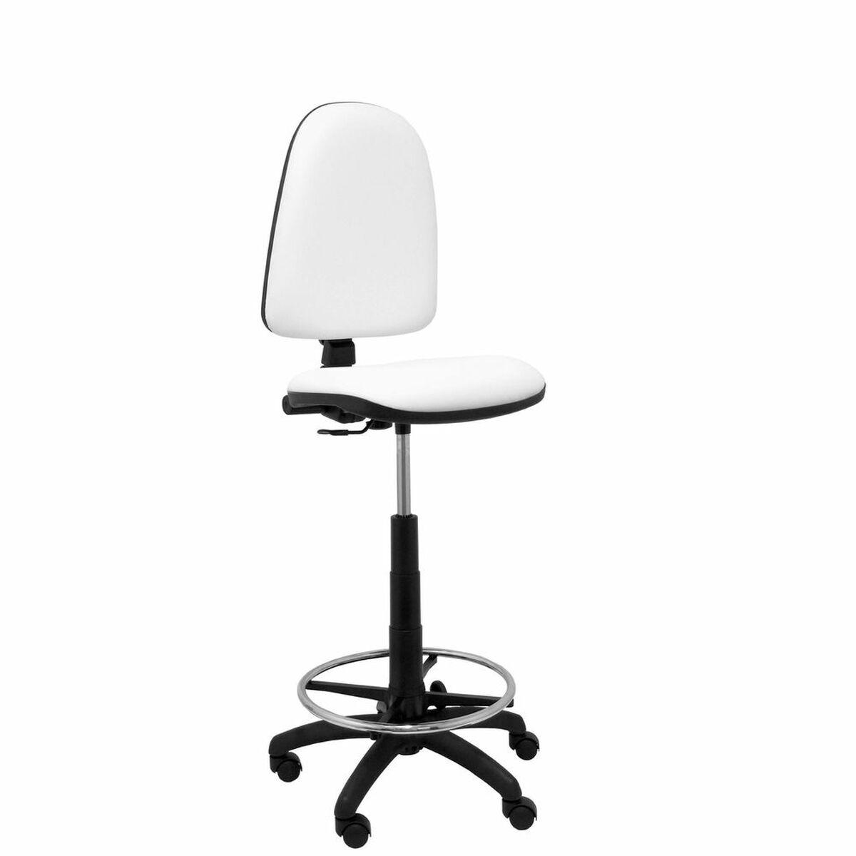 Taburete Ayna Piqueras y Crespo 4CPSPBL Blanco PVC