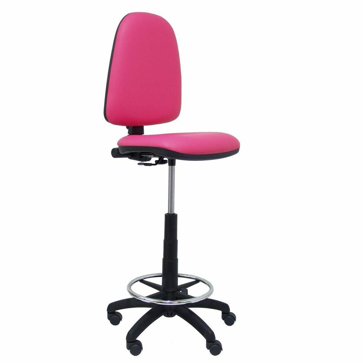 Taburete Ayna Piqueras y Crespo 4CPSPRS Rosa PVC Símil Piel