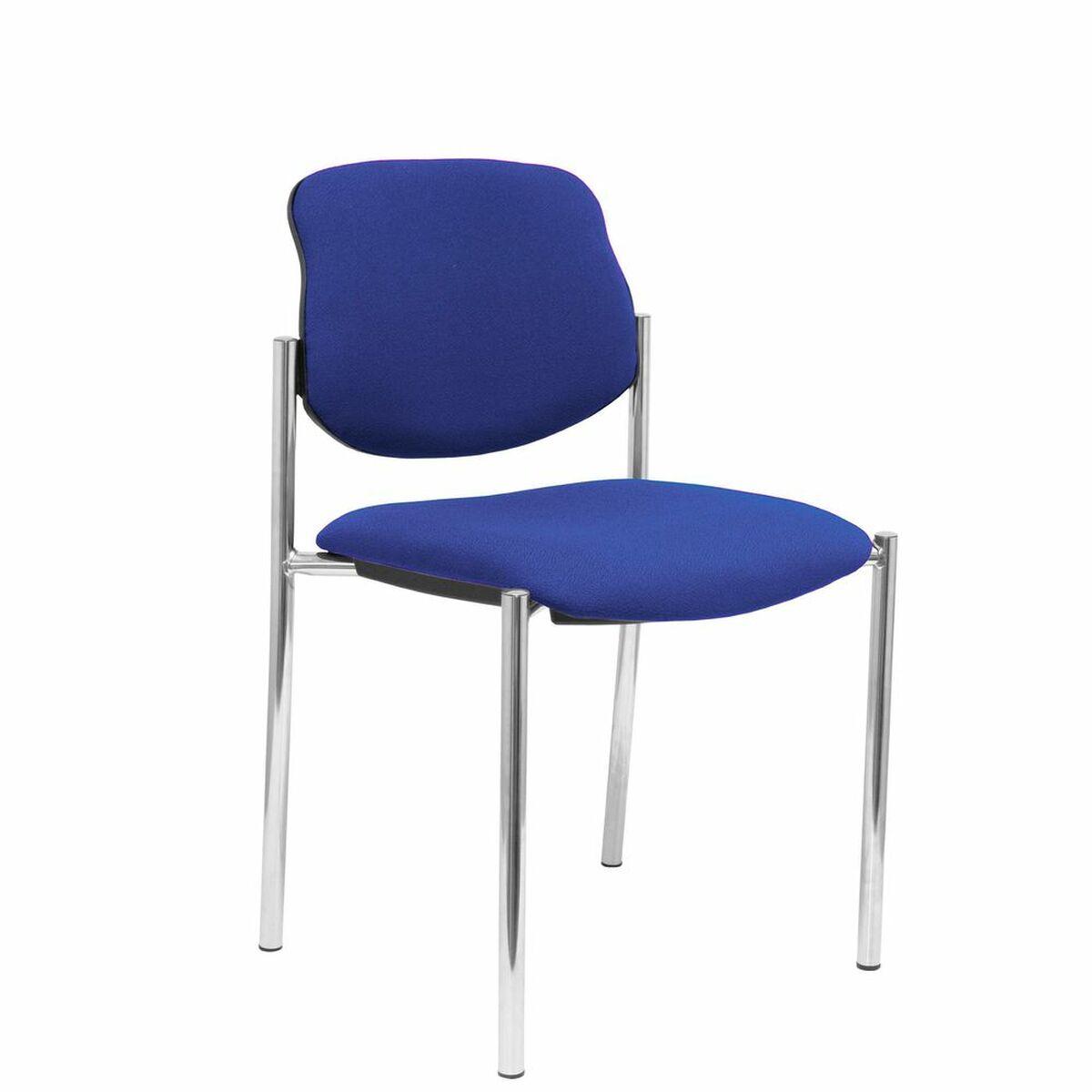 Silla de Recepción Villalgordo Piqueras y Crespo BALI229 Azul Símil Piel