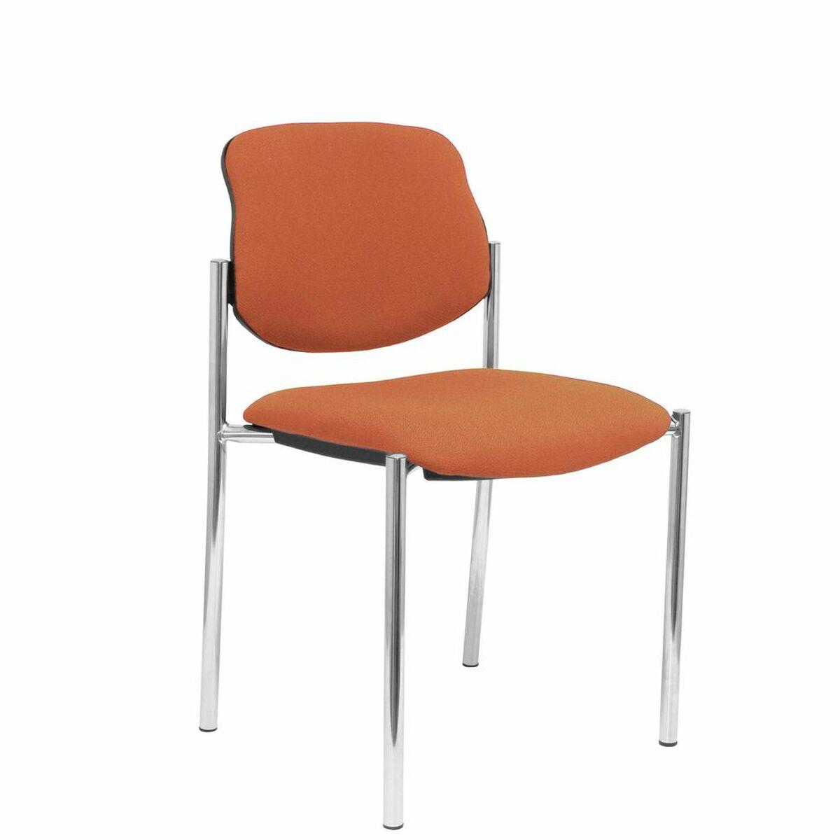 Silla de Recepción Villalgordo Piqueras y Crespo BALI363 Marrón Símil Piel