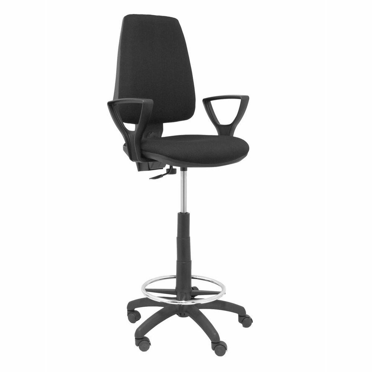 Taburete Elche CP Piqueras y Crespo 40BGOLF Negro PVC