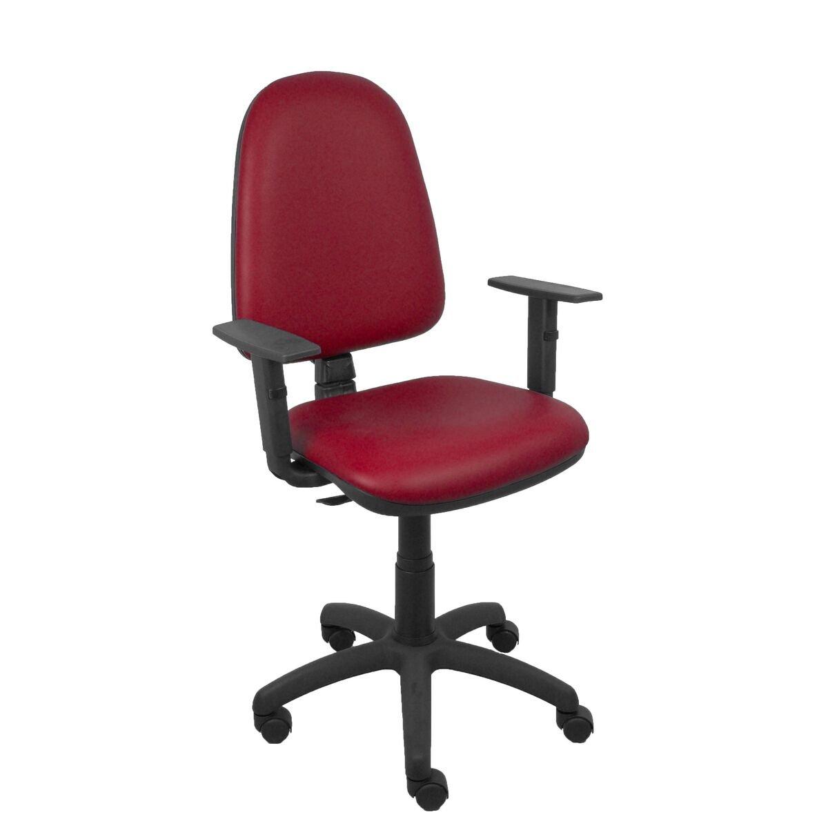 Silla de Oficina Piqueras y Crespo P933B10 Granate