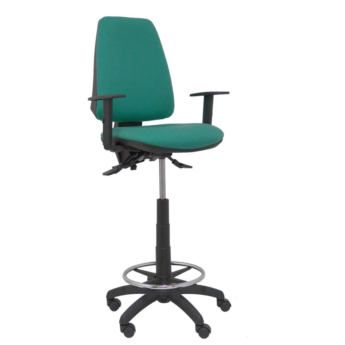 Taburete Piqueras y Crespo 56B10RN Verde Esmeralda PVC