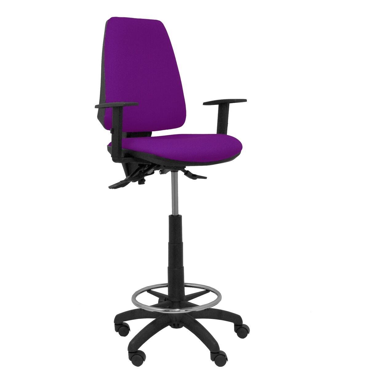 Taburete Elche Piqueras y Crespo 60B10RN Morado PVC