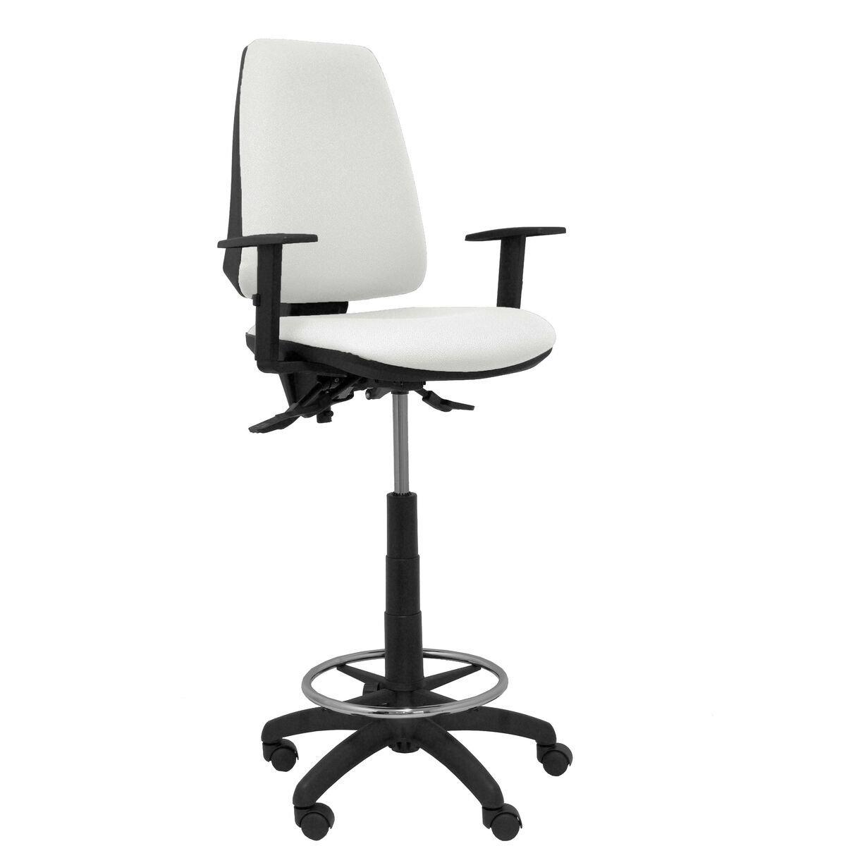 Taburete Elche Piqueras y Crespo 10B10RN Blanco PVC