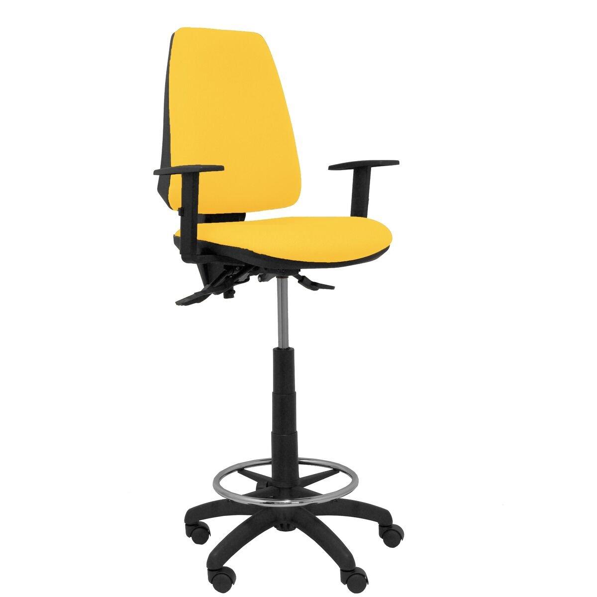 Taburete Elche Piqueras y Crespo 00B10RN Amarillo PVC
