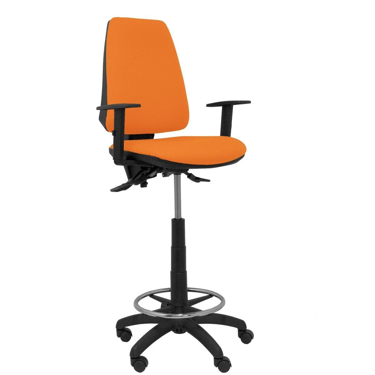 Taburete Elche Piqueras y Crespo 08B10RN Naranja PVC