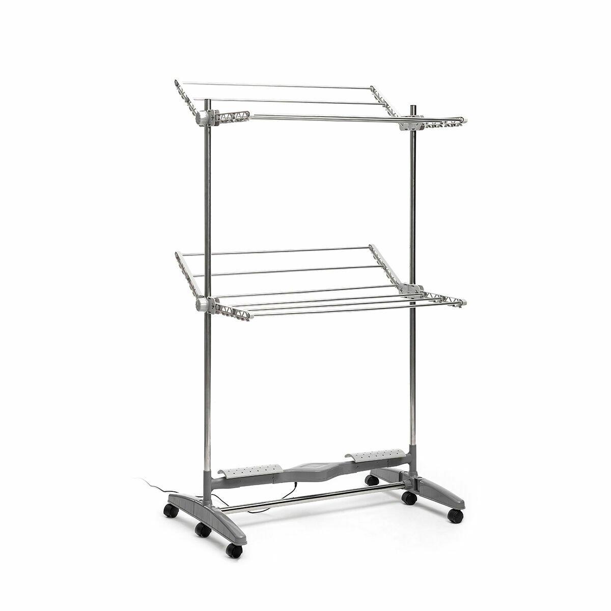 Tendedero Eléctrico Plegable con Flujo de Aire Natural Dryllon InnovaGoods 24 W 12 barras Gris (Reacondicionado C)