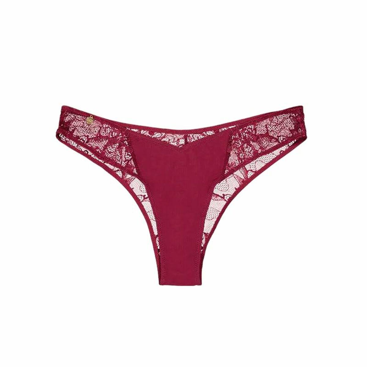 Bragas Black Limba Caudel Rojo Granate