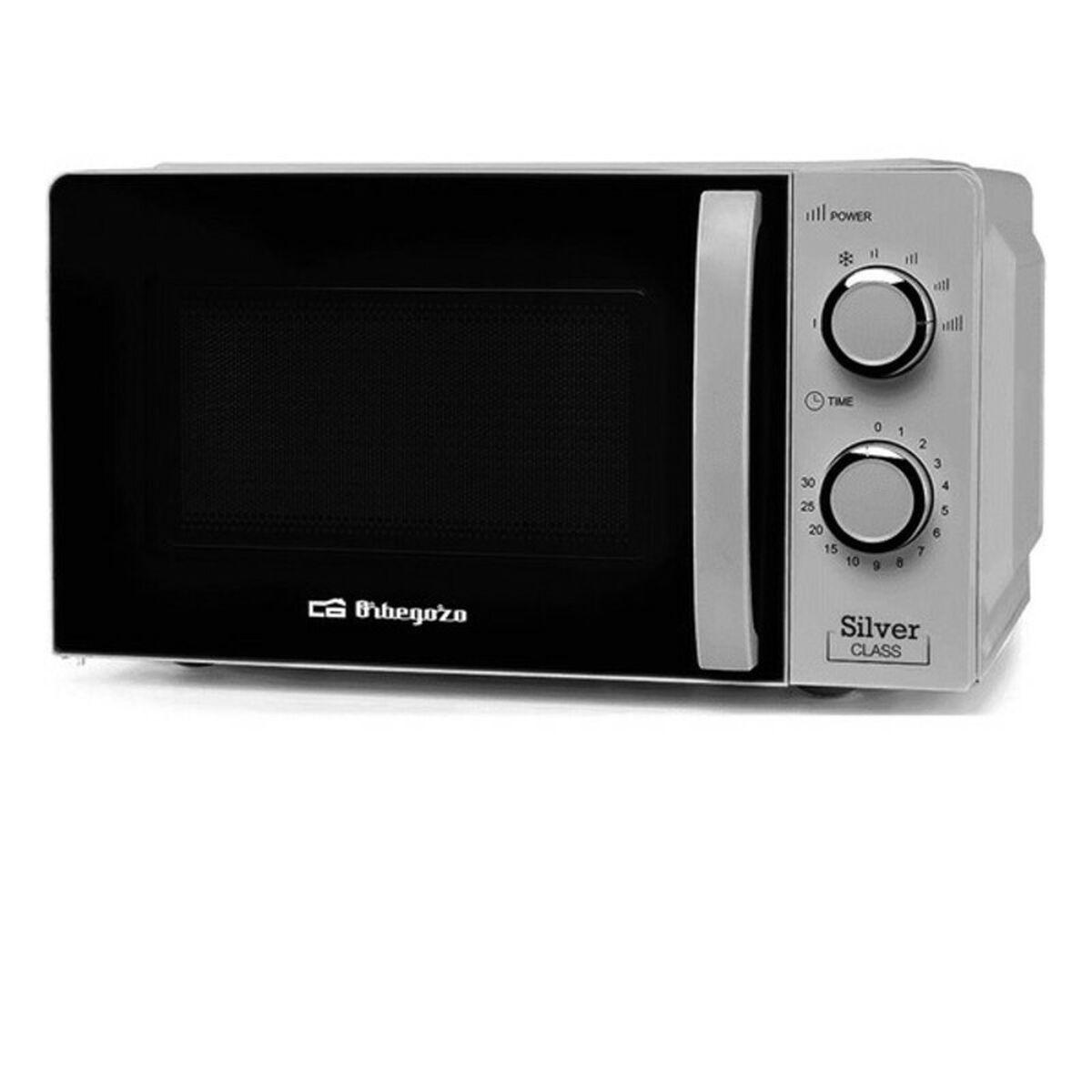 Microondas Orbegozo MI 2118 Acero 700 W 20 L